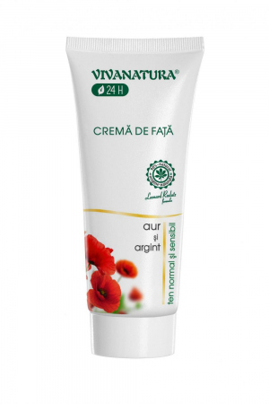 Creme de fata - Crema de fata cu Argint si Aur coloidal 75ml Viva Natura