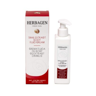 Creme anticelulitice - Crema fluida de corp cu Extract de Melc 200ml Herbagen