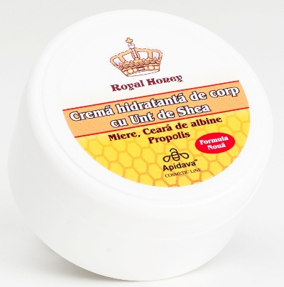 Cosmetice naturale - Crema hidratanta de corp cu Unt de Shea 200ml Apidava