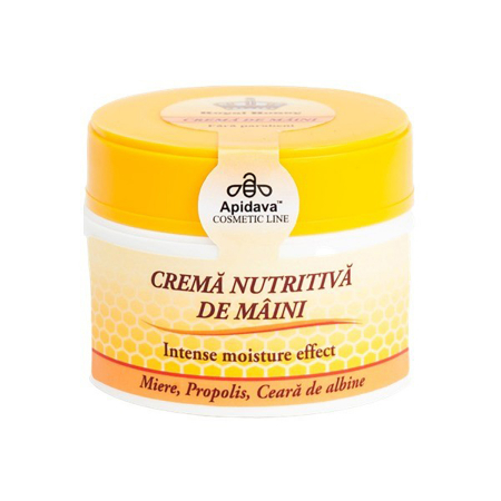 Cosmetice naturale - Crema nutritiva de maini, 50ml Apidava