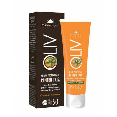 Creme de fata - Crema protectoare pentru fata spf 50 Oliv 50ml Cosmetic Plant