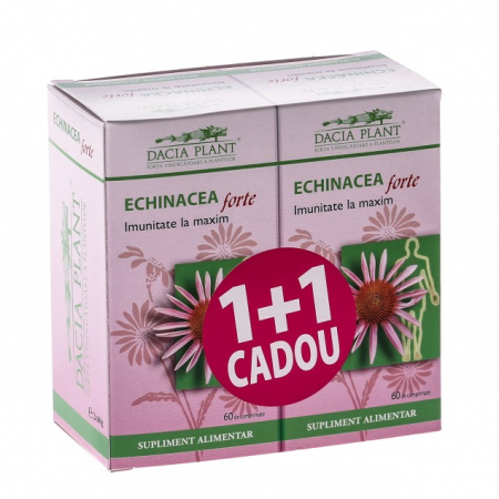 Sistem imunitar - Echinaceea Forte 60cpr 1+1gratis Dacia Plant