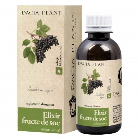 Cure de slabire - Elixir din fructe de soc pentru slabit 200ml Dacia Plant