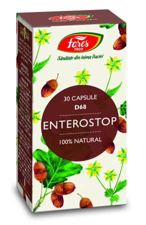 Sistem digestiv - Enterostop (antidiareic) 30 cps Fares