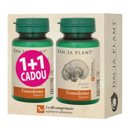 Antioxidanti - Ganoderma 60cpr 1+1gratis Dacia Plant