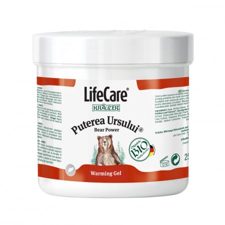 Creme antiinflamatoare - Gel incalzitor, Puterea Ursului, cu plante BIO, Life Care 250ml