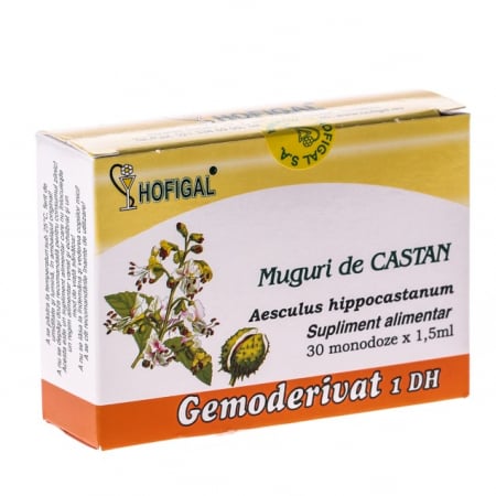 Tratamente naturiste - Gemoderivat Castan 30mndz Hofigal