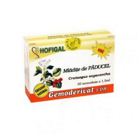 Extracte gemoterapice - Gemoderivat mladite Paducel 30mndz Hofigal
