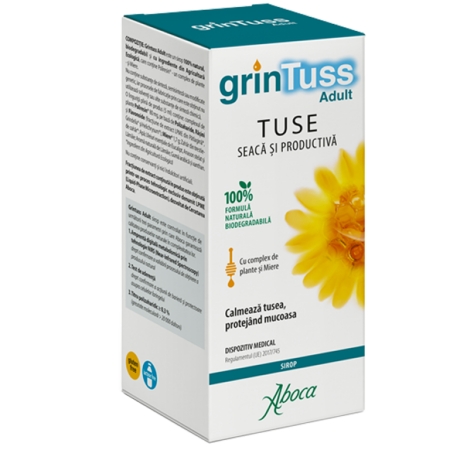 Suplimente - Grintuss Adult Sirop 180g Aboca