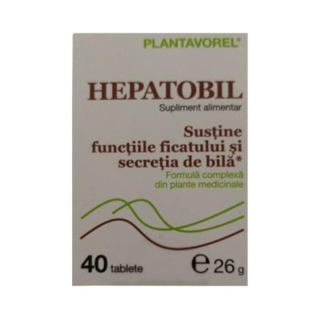 Suplimente - Hepatobil 40cpr Plantavorel