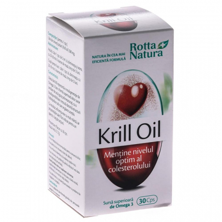 Suplimente - Krill Oil 30cps Rotta Natura
