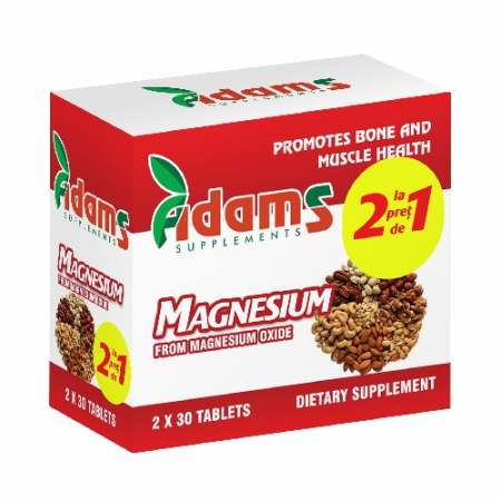 Oferte speciale - Magneziu 375mg 30cpr 1+1 GRATIS