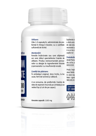 Magneziu Bisglicinat 1000 mg 90 capsule Zenyth [2]