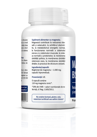 Magneziu Bisglicinat 1000 mg 90 capsule Zenyth [1]