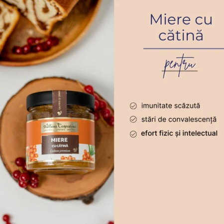 Miere cu cătină 270g Albina Carpatina [2]