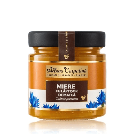 Miere - Miere cu lăptișor de matcă 270g Albina Carpatina