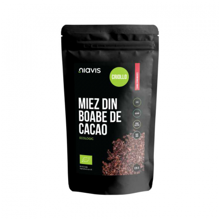 Produse Bio - Miez din boabe de Cacao Ecologice/Bio 125g Niavis