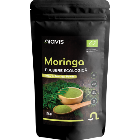 Pulberi din plante - Moringa Pulbere Ecologica/BIO 125g Niavis
