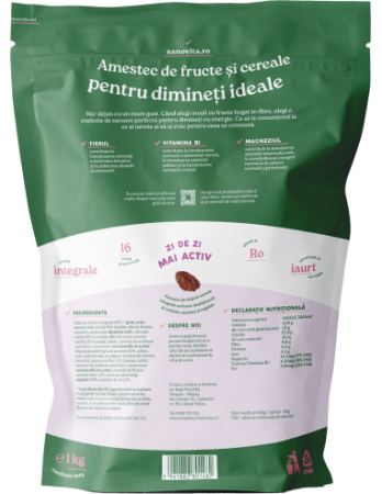 Musli cu Fructe 1kg SanoVita [1]