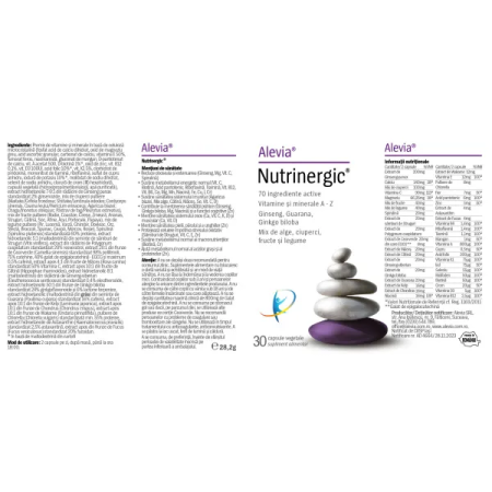 Nutrinergic 30 capsule vegetale Alevia [1]