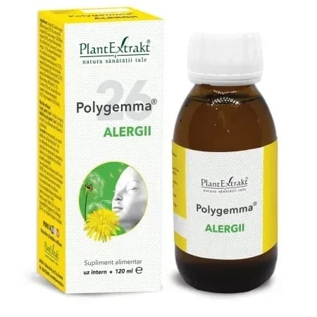 Antialergice - Polygemma 26 - Alergii 120ml Plant Extrakt