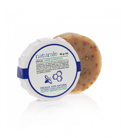 Cosmetice 100% naturale - Săpun miere și propolis
