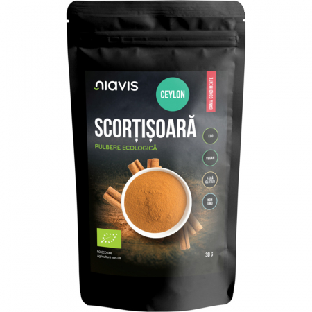 Produse Bio - Scortisoara de Ceylon pulbere Eco/Bio 60g Niavis