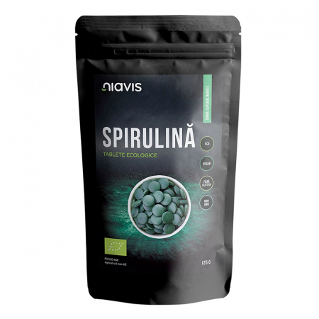 Produse Bio - Spirulina tablete Ecologice 125g Niavis