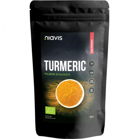 Produse Bio - Turmeric pulbere Ecologica/Bio 125g Niavis