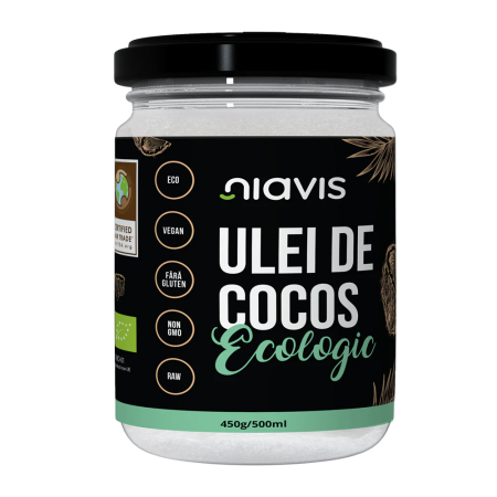 Produse alimentare Bio - Ulei de Cocos Virgin Organic/BIO 450g/500ml Niavis
