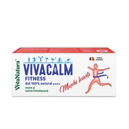 Creme antiinflamatoare - VivaCalm Fitness – Gel 100% natural pentru mușchi fericiți 100 ml – Leonard Radutz Formula – VivaNatura