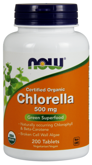 Now Chlorella 500 Mg 200 Tab