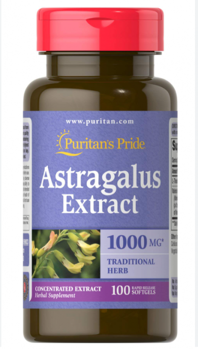 Puritan s Pride Astragalus Extract 100 softgels