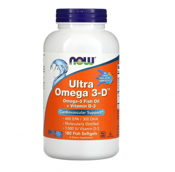 Now Ultra Omega 3-D 180 softgels