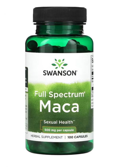 Swanson Maca 500 mg 100 caps