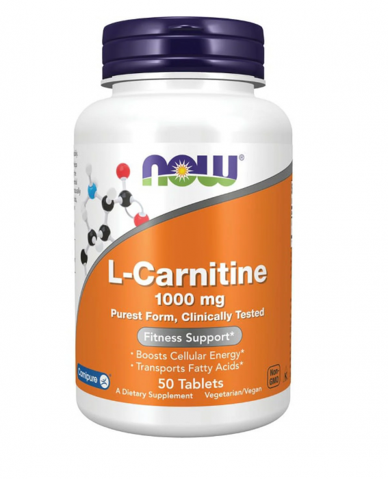 Now L-Carnitine 1000mg 50 tab