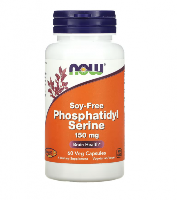 Now Phosphatidyl Serine Soy-Free 150 mg 60 veg caps