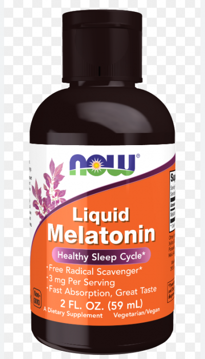 Now Melatonin 3 mg 59 ml