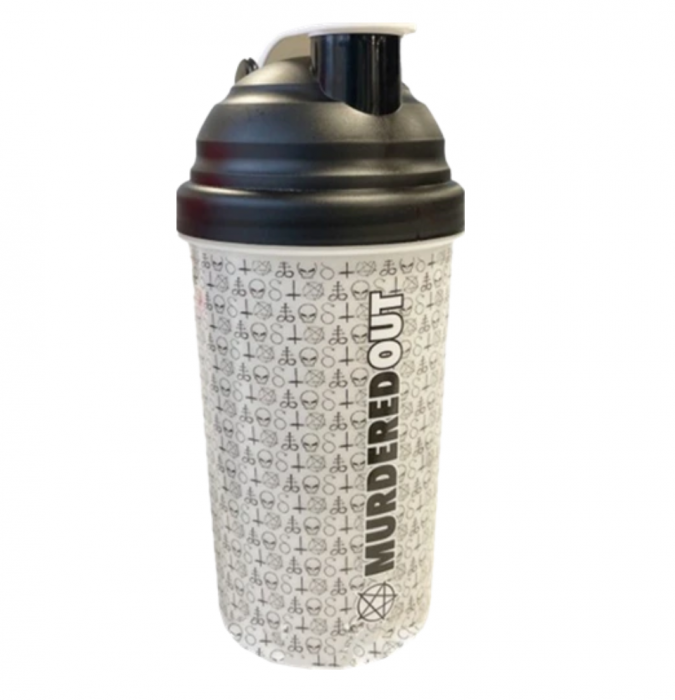 MURDERED OUT SHAKER 600 ML WHITE BLACK