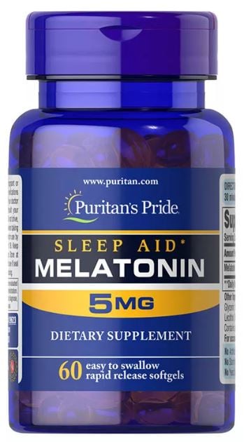 Puritan s Pride Melatonin 5 mg 60 softgels