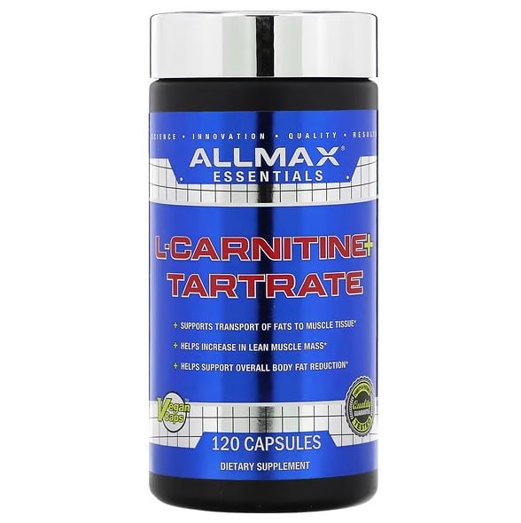 AllMax L-Carnitine + Tartrate 120 caps