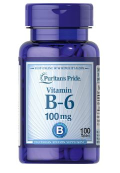Puritan S Pride Vitamin B-6 100 Mg 100 Tab