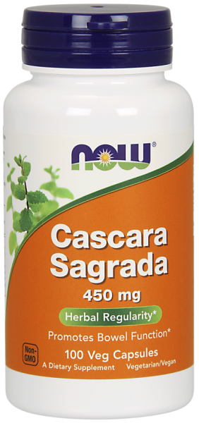 Now Cascara Sagrada 450 Mg 100 Veg Caps