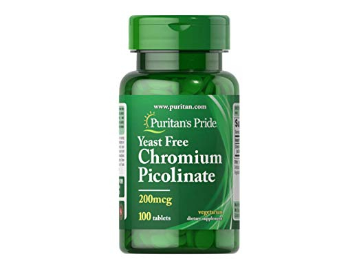 Puritan s Pride Chromium Picolinate 200 mcg 100 tab