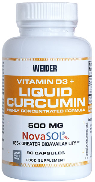 Weider Vitamin D3 And Liquid Curcumin 90 Caps
