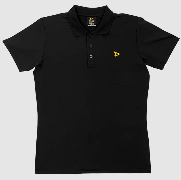 Dedicated Dry-Fit Black Polo [1]