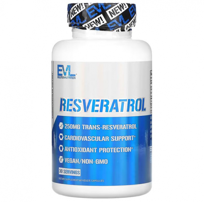 Evlution Nutrition Resveratrol 30 serv