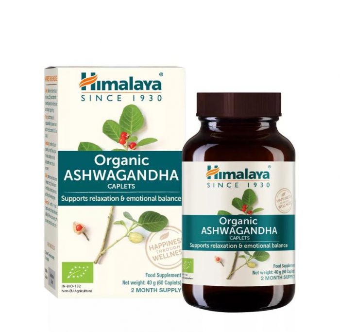 Himalaya Organic Ashwagandha 60 caplets [1]