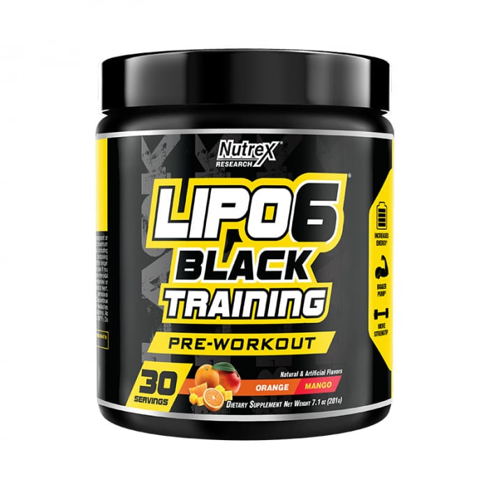 Nutrex Lipo 6 Black Training Pre-Workout 30 serv