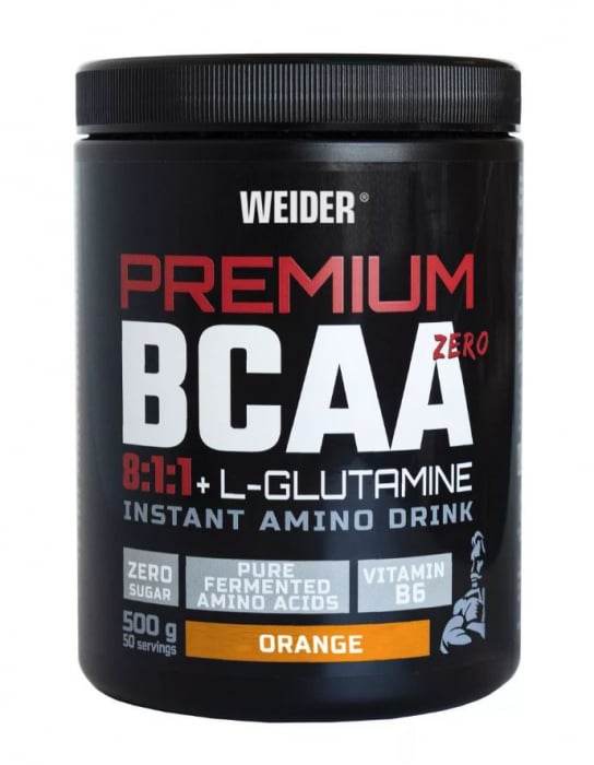 Weider Premium BCAA Zero 8:1:1 + L-Glutamine 500 g